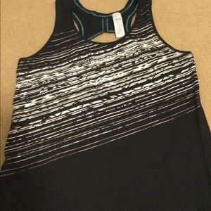Ivivva (by Lululemon) black and white tank top